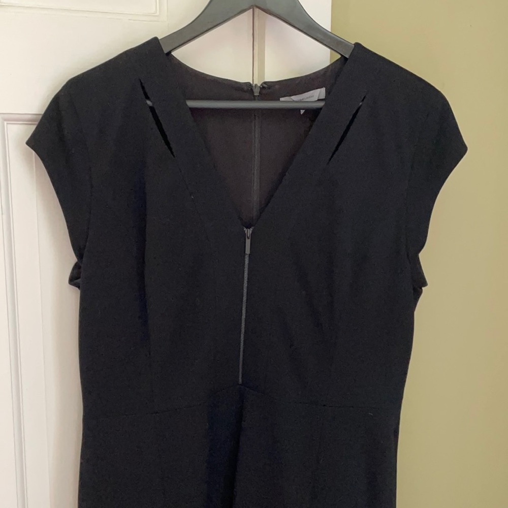 Black Classiques Entier jersey fit and flare dress